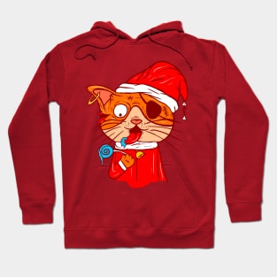 Melting Cat Christmas Hoodie